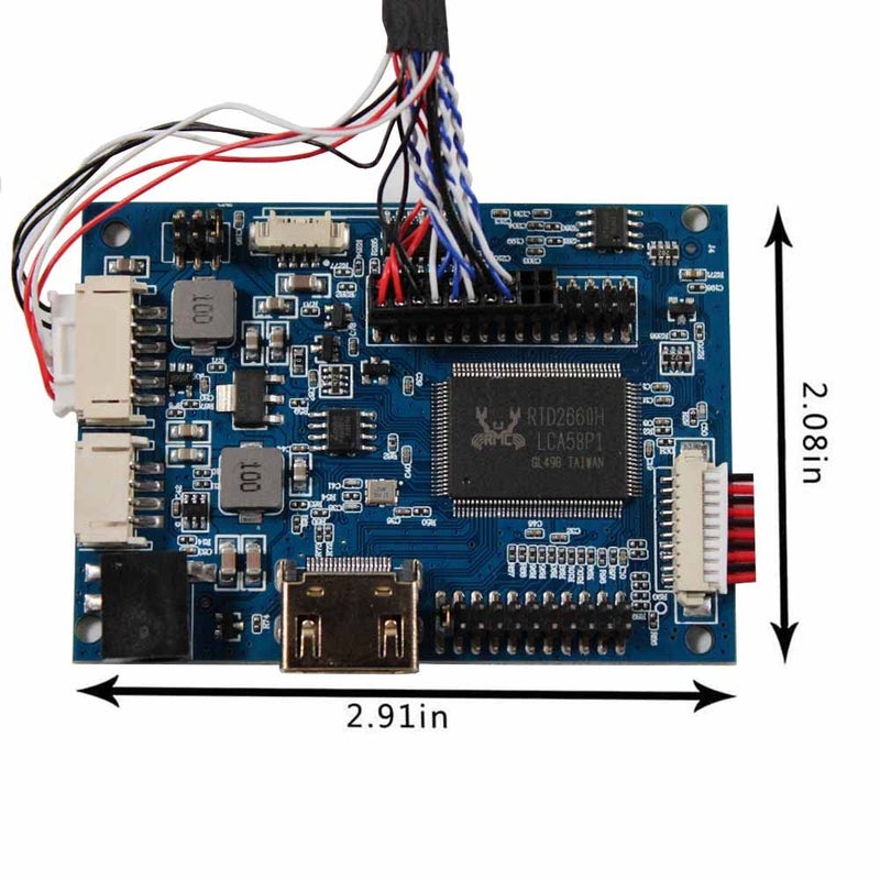 VSDISPLAY LCD Controller Board Work for 14" 15.6" 1366x768 b140xw03 v.0 N156B6 LP156WH4 TL B156XW02 LP140WH1 LP140WH3 TL LTN140AT02 LTN140AT07 B156XW04 B156XTN02.1 40Pin LVDS LCD Screen - Image 2